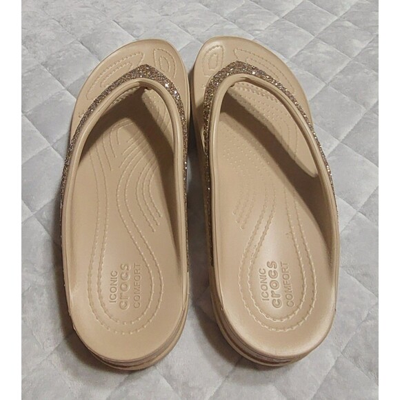 Crocs Iconic Comfort Sandals Women's Size 9 Excellent Condition. - Picture 4 of 8